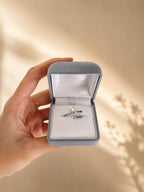 Japanese Akoya Pearl Open Ring in Sterling Silver | Made in Japan | Minimalist Jewelry
